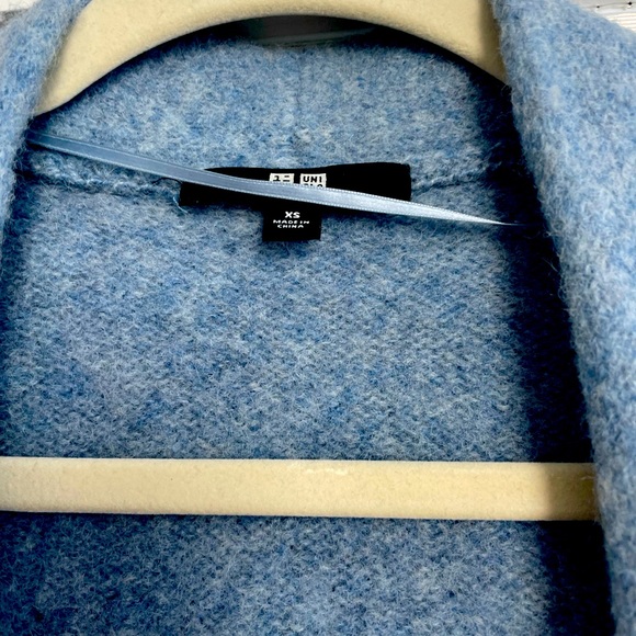 Uniqlo wool blue cardigan size XS - Picture 2 of 3